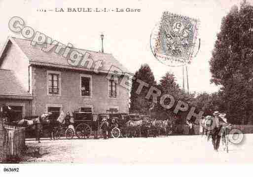 Ville de BAULE(LA), carte postale ancienne