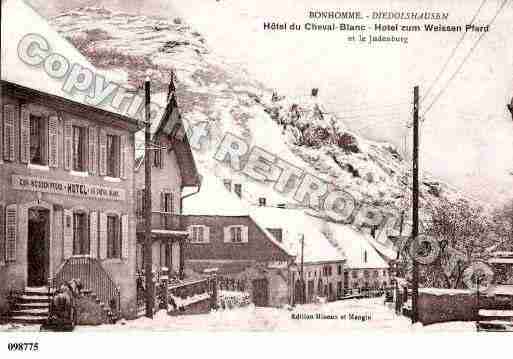 Ville de BONHOMME(LE), carte postale ancienne