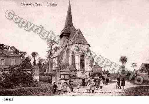 Ville de BOSCGEFFROY, carte postale ancienne