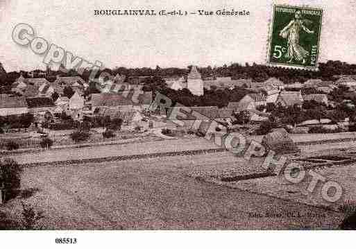Ville de BOUGLAINVAL, carte postale ancienne
