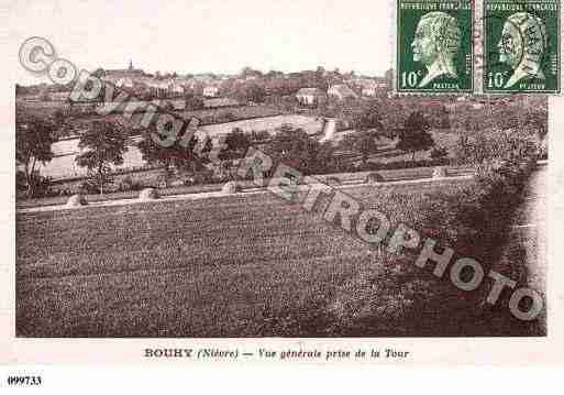 Ville de BOUHY, carte postale ancienne Ville de BOUHY, carte postale ancienne