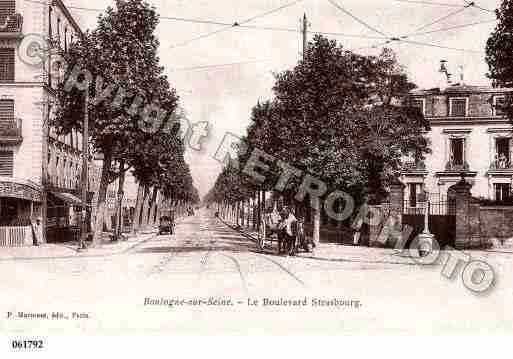 Ville de BOULOGNEBILLANCOURT, carte postale ancienne