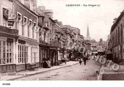 Ville de CARENTAN, carte postale ancienne