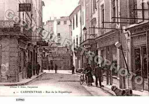 Ville de CARPENTRAS, carte postale ancienne