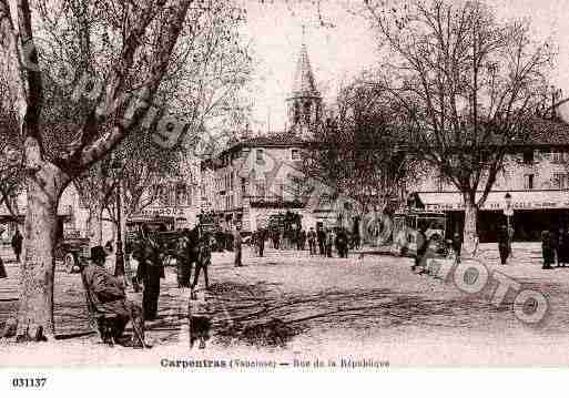 Ville de CARPENTRAS, carte postale ancienne