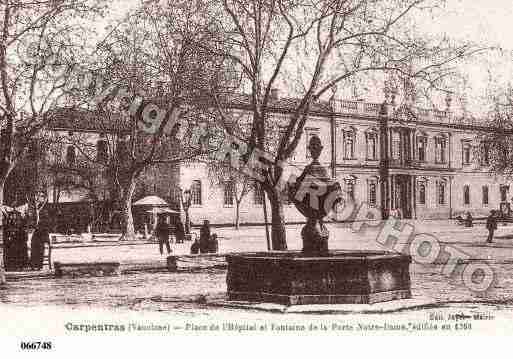 Ville de CARPENTRAS, carte postale ancienne