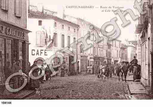 Ville de CASTELNAUDARY, carte postale ancienne