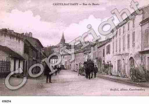 Ville de CASTELNAUDARY, carte postale ancienne