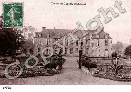 Ville de CASTILLY, carte postale ancienne