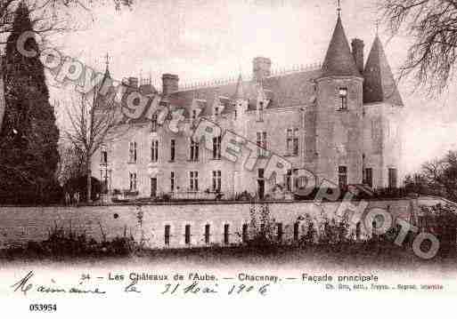 Ville de CHACENAY, carte postale ancienne