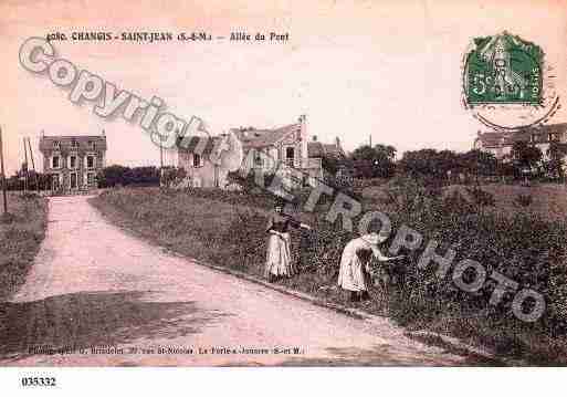 Ville de CHANGISSURMARNE, carte postale ancienne