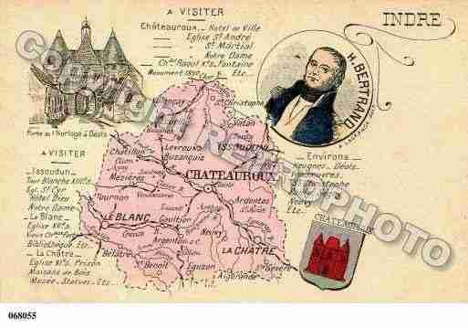 Ville de CHATEAUROUX, carte postale ancienne