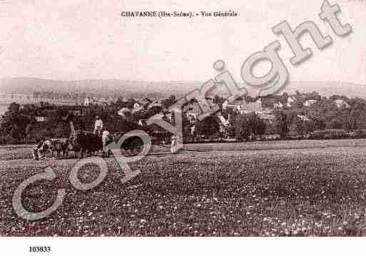 Ville de CHAVANNE, carte postale ancienne