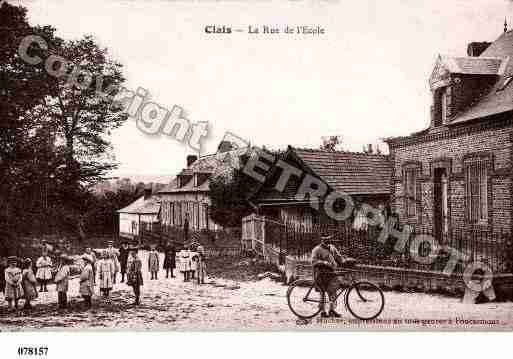 Ville de CLAIS, carte postale ancienne Ville de CLAIS, carte postale ancienne