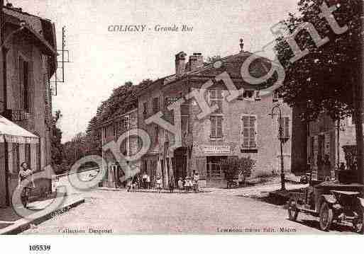 Ville de COLIGNY, carte postale ancienne