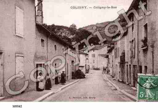 Ville de COLIGNY, carte postale ancienne