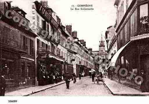 Ville de COMPIEGNE, carte postale ancienne