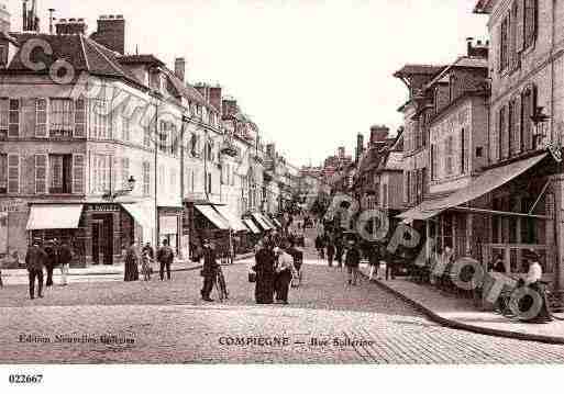 Ville de COMPIEGNE, carte postale ancienne