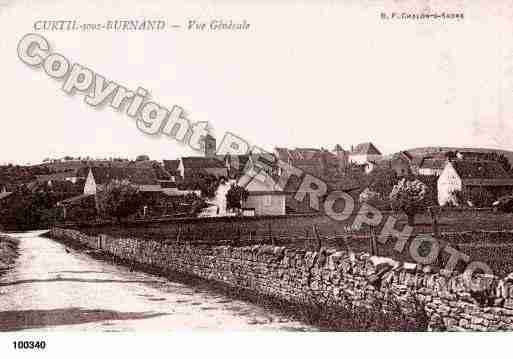 Ville de CURTILSOUSBURNAND, carte postale ancienne