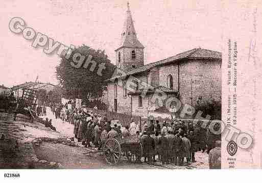 Ville de EIX, carte postale ancienne