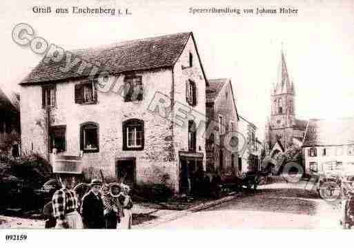 Ville de ENCHENBERG, carte postale ancienne