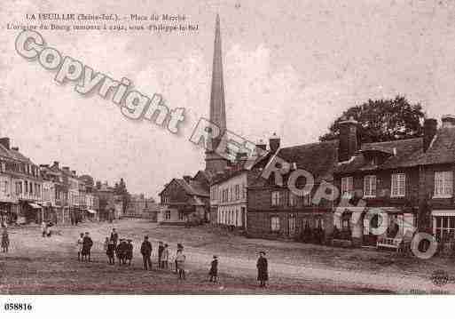 Ville de FEUILLIE(LA), carte postale ancienne Ville de FEUILLIE(LA), carte postale ancienne