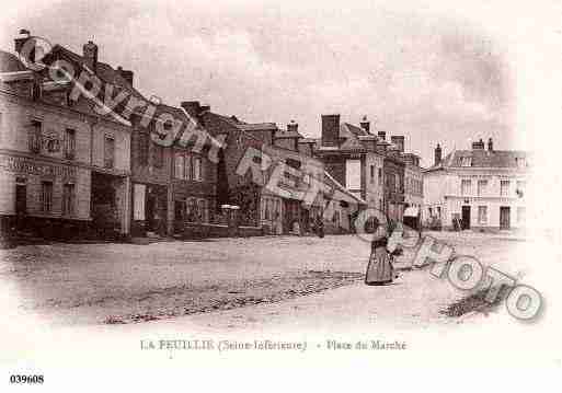 Ville de FEUILLIE(LA), carte postale ancienne Ville de FEUILLIE(LA), carte postale ancienne