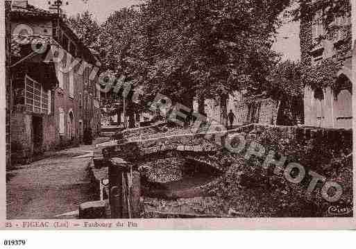 Ville de FIGEAC, carte postale ancienne