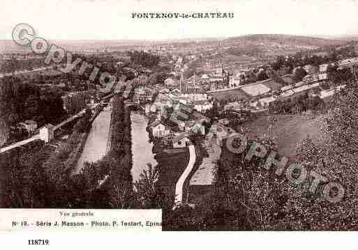 Ville de FONTENOYLECHATEAU, carte postale ancienne