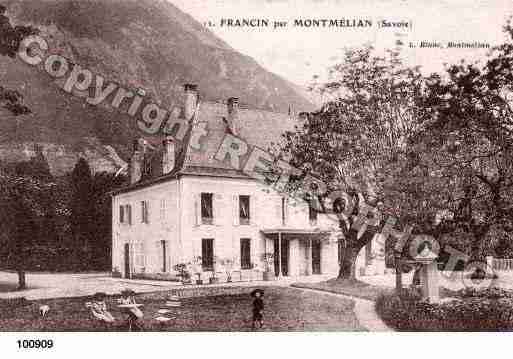 Ville de FRANCIN, carte postale ancienne