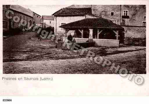 Ville de FRESNESENSAULNOIS, carte postale ancienne