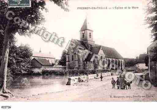 Ville de FRESNOYENTHELLE, carte postale ancienne