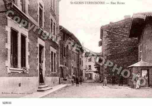 Ville de GENILAC, carte postale ancienne