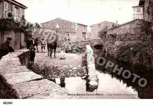 Ville de GENILAC, carte postale ancienne