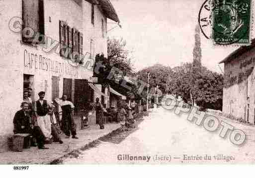 Ville de GILLONNAY, carte postale ancienne