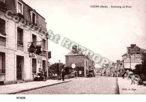 Ville de GISORS, carte postale ancienne