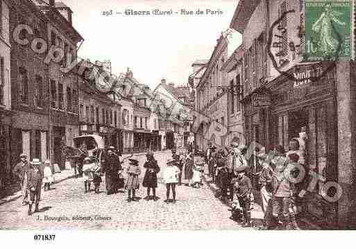 Ville de GISORS, carte postale ancienne