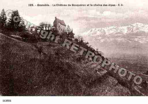 Ville de GRENOBLE, carte postale ancienne