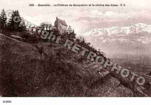 Ville de GRENOBLE, carte postale ancienne