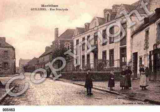 Ville de GUILLIERS, carte postale ancienne