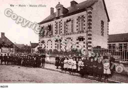 Ville de GYENSOLOGNE, carte postale ancienne