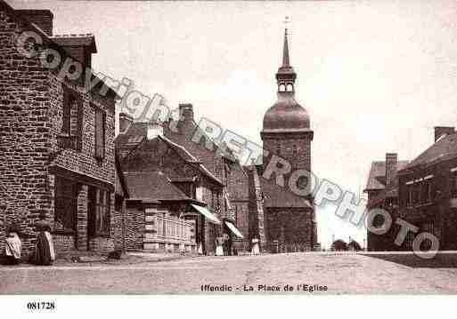 Ville de IFFENDIC, carte postale ancienne