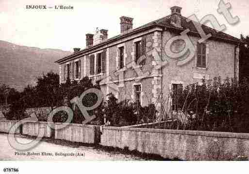 Ville de INJOUXGENISSIAT, carte postale ancienne