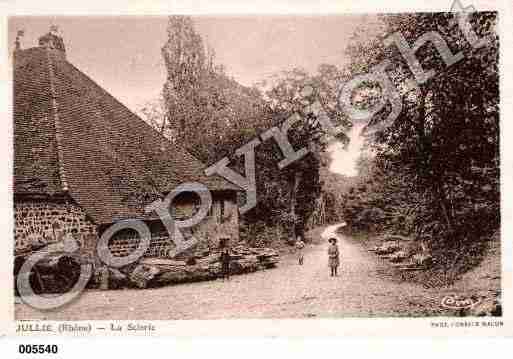 Ville de JULLIE, carte postale ancienne