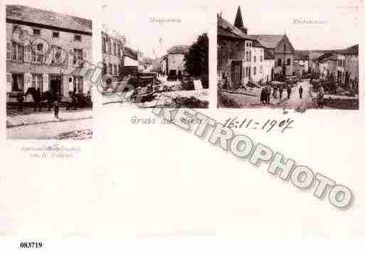 Ville de KIRSCHLESSIERCK, carte postale ancienne