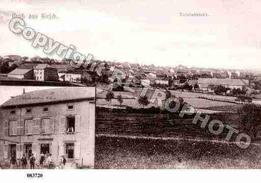 Ville de KIRSCHLESSIERCK, carte postale ancienne