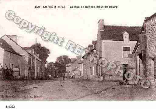 Ville de LIFFRE, carte postale ancienne