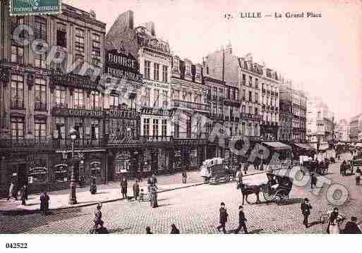 Ville de LILLE, carte postale ancienne