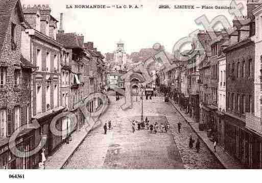 Ville de LISIEUX, carte postale ancienne Ville de LISIEUX, carte postale ancienne
