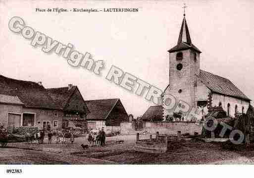 Ville de LOUDREFING, carte postale ancienne